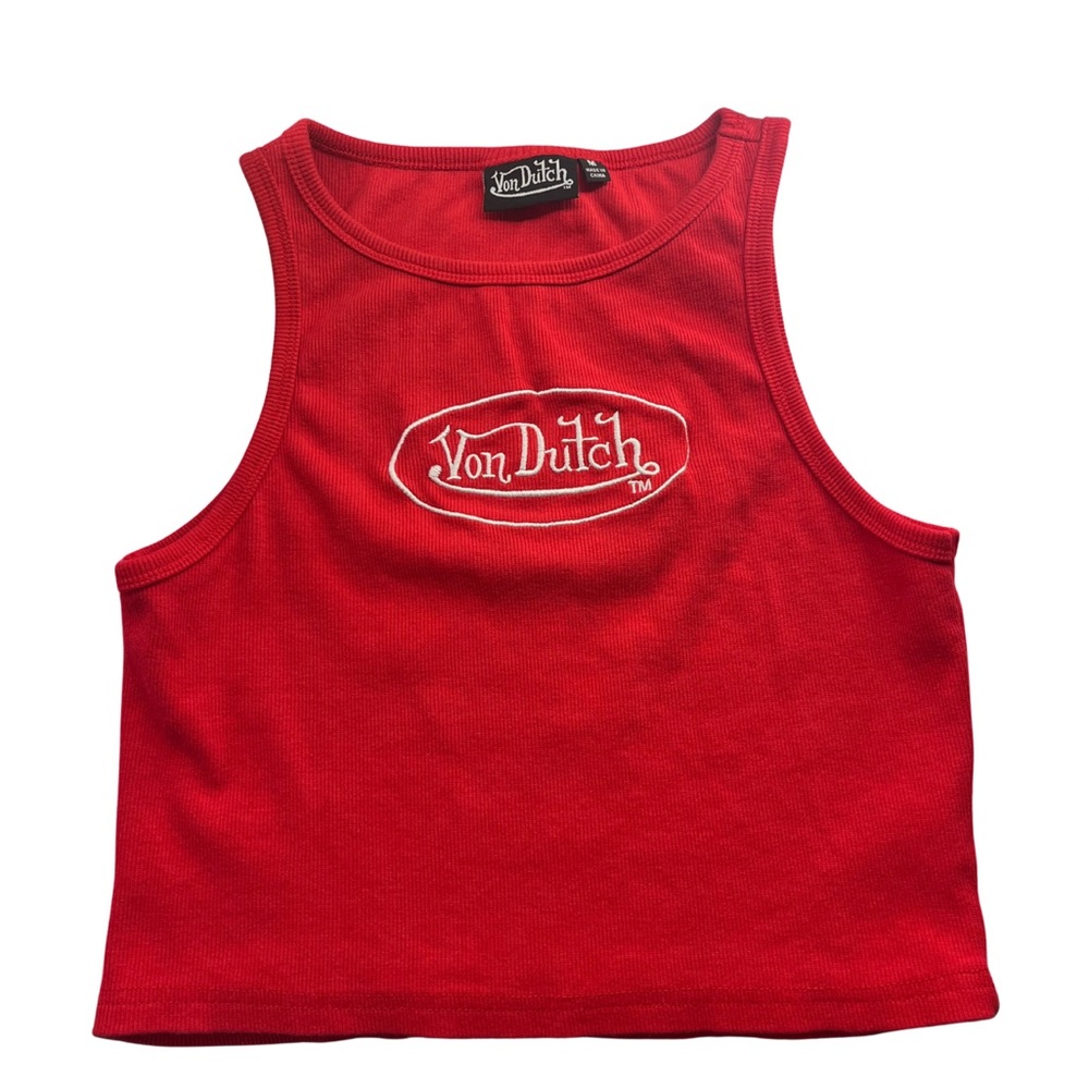 Von Dutch Vibrant Red Top